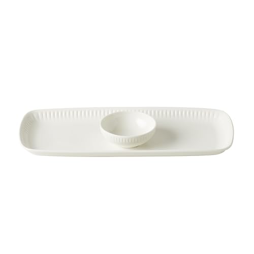 Lenox Profile Tray & Bowl Set. 2.43. White